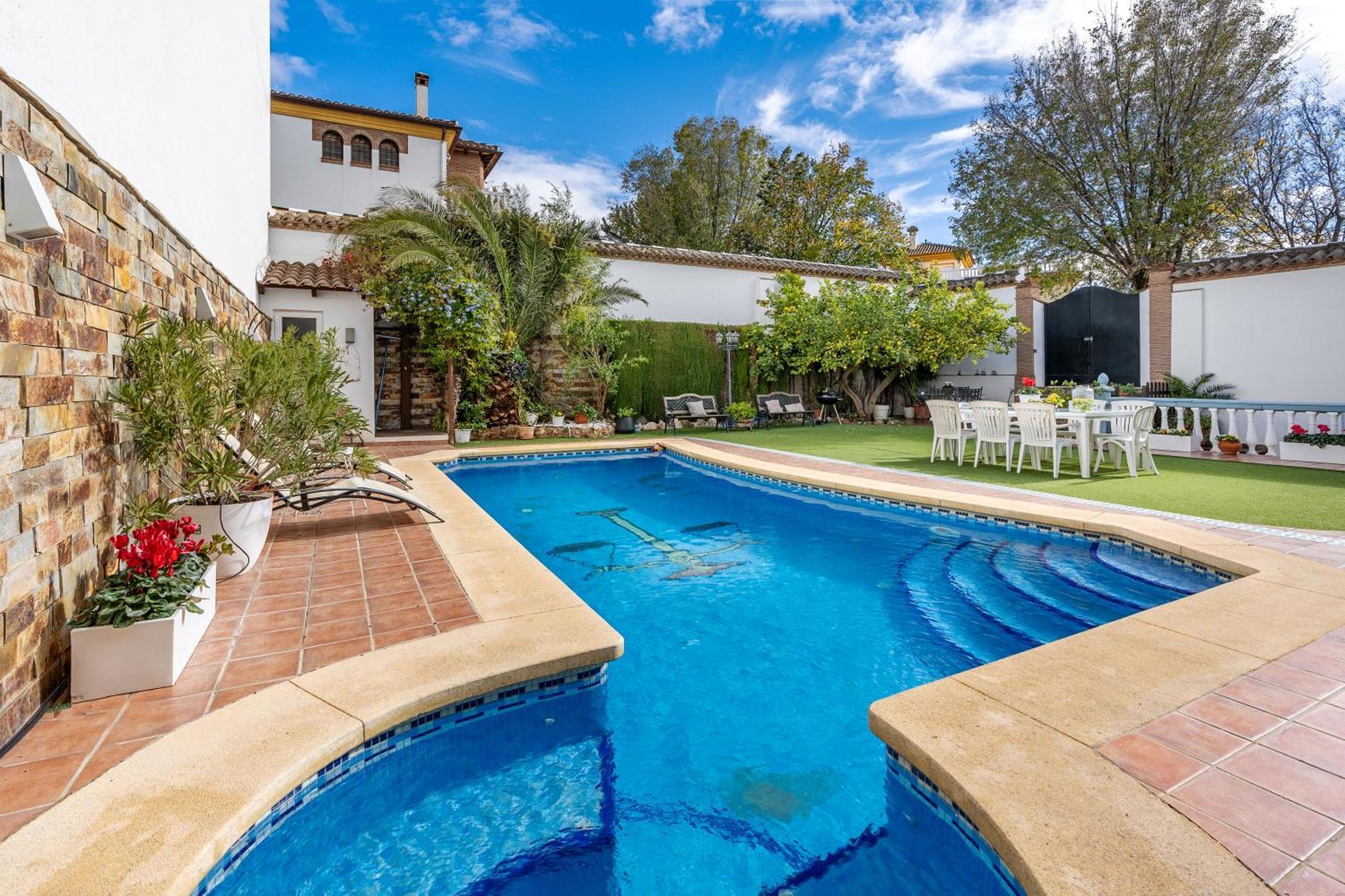 Villa Casa De Amigos La Latina Con Piscina, Chimenea Y Barbacoa à Illora Extérieur photo