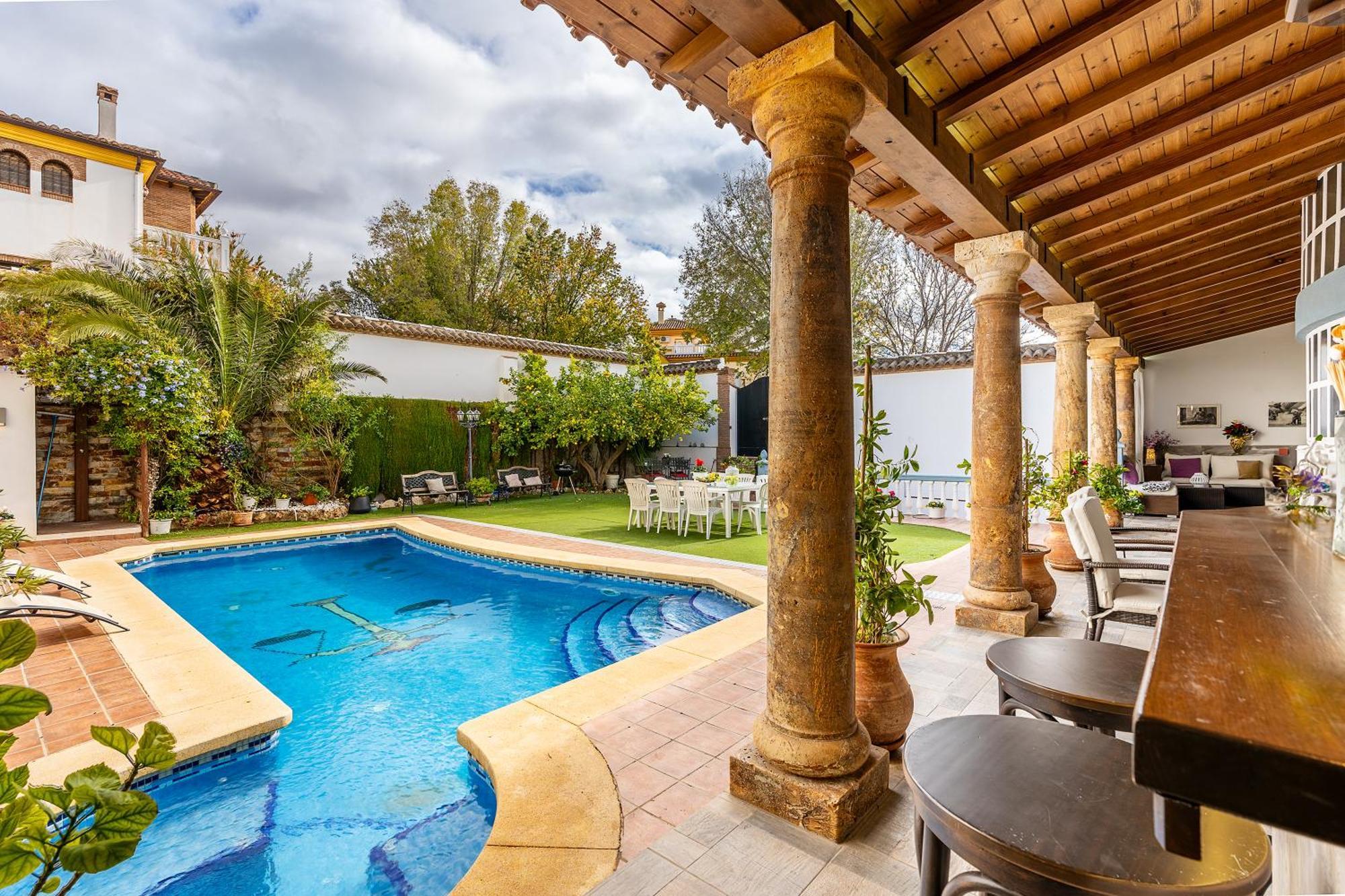Villa Casa De Amigos La Latina Con Piscina, Chimenea Y Barbacoa à Illora Extérieur photo
