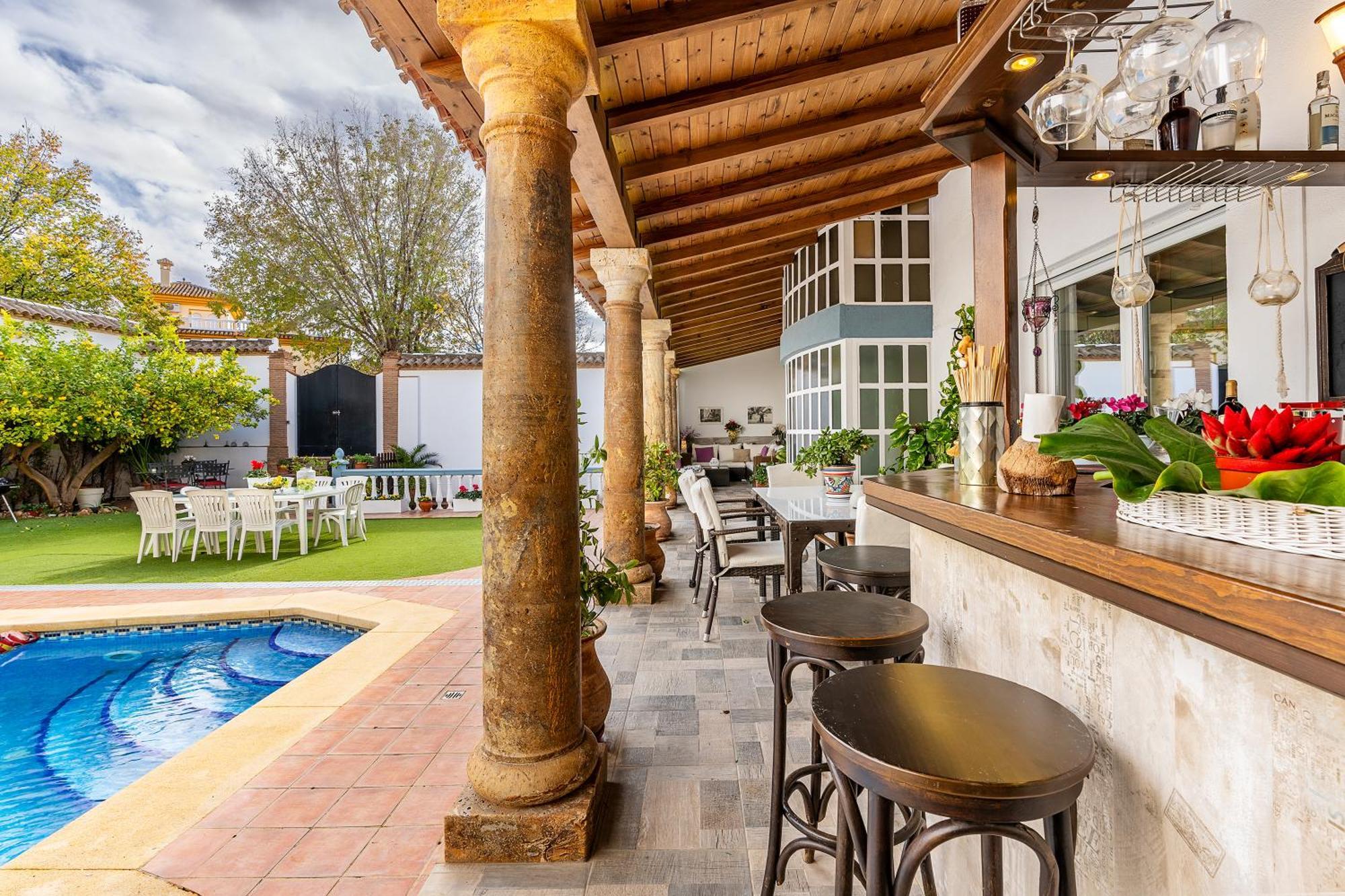 Villa Casa De Amigos La Latina Con Piscina, Chimenea Y Barbacoa à Illora Extérieur photo